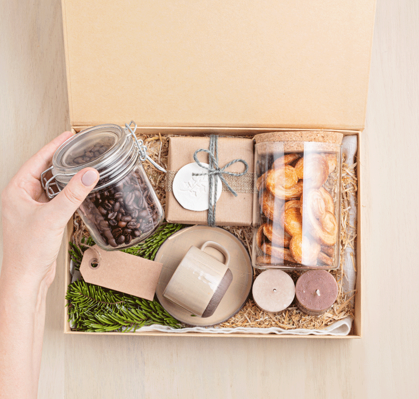 Coffee & treats gift box